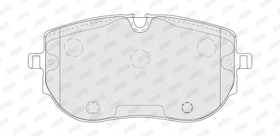 Bremsbelagsatz, Scheibenbremse JURID 574216J Bild Bremsbelagsatz, Scheibenbremse JURID 574216J