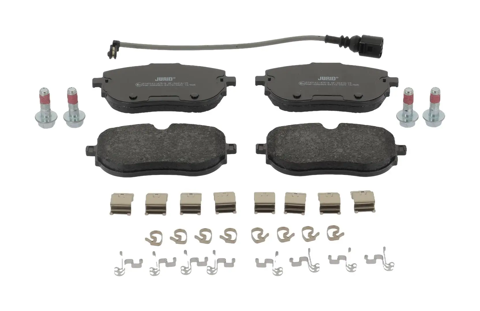 Bremsbelagsatz, Scheibenbremse JURID 574216J
