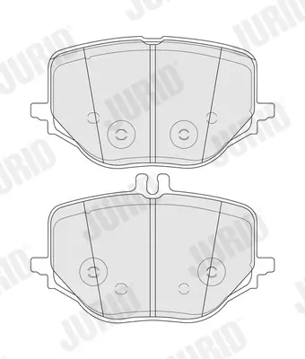 Bremsbelagsatz, Scheibenbremse JURID 574218J