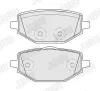 Bremsbelagsatz, Scheibenbremse Hinterachse JURID 574219J Bild Bremsbelagsatz, Scheibenbremse Hinterachse JURID 574219J