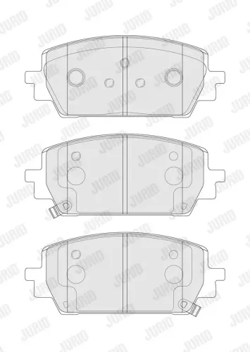 Bremsbelagsatz, Scheibenbremse JURID 574220J Bild Bremsbelagsatz, Scheibenbremse JURID 574220J