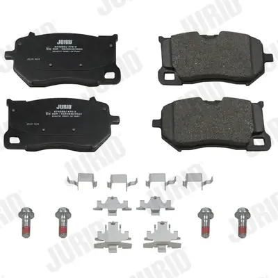 Bremsbelagsatz, Scheibenbremse Vorderachse JURID 574223J Bild Bremsbelagsatz, Scheibenbremse Vorderachse JURID 574223J