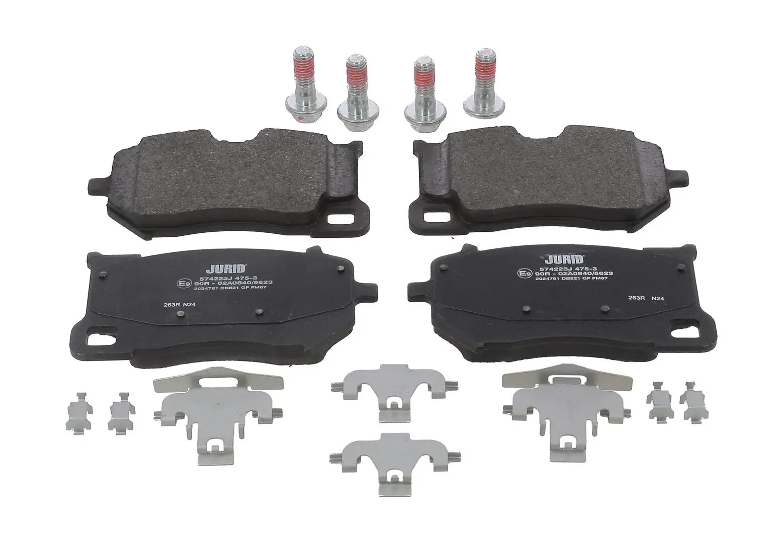 Bremsbelagsatz, Scheibenbremse Vorderachse JURID 574223J