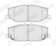 Bremsbelagsatz, Scheibenbremse Vorderachse JURID 574227J