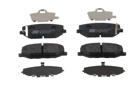 Bremsbelagsatz, Scheibenbremse Vorderachse JURID 574227J Bild Bremsbelagsatz, Scheibenbremse Vorderachse JURID 574227J