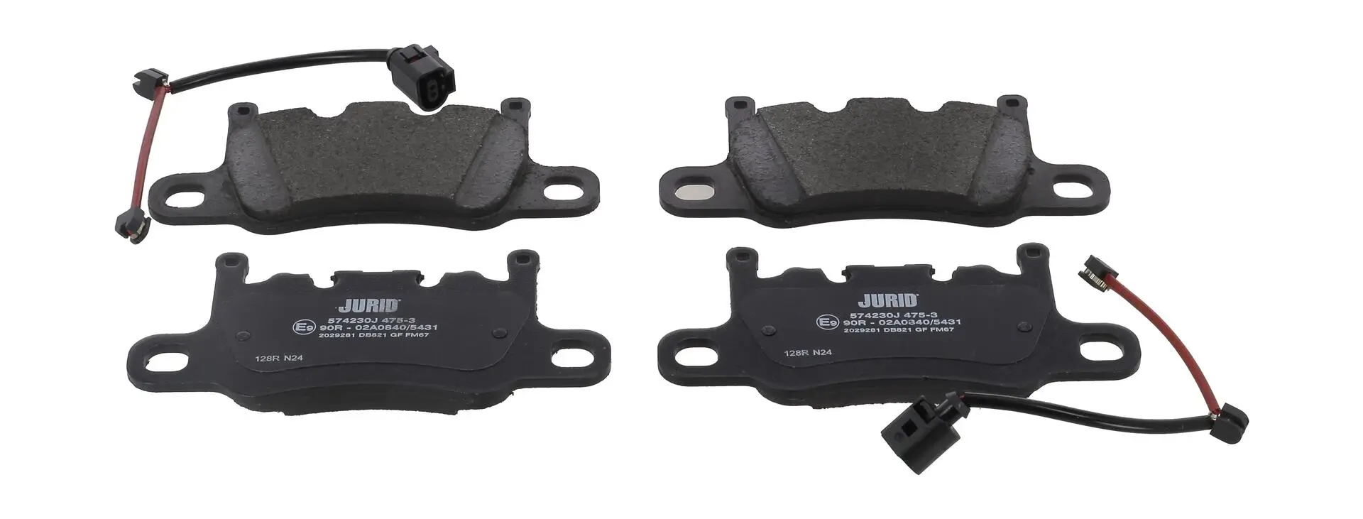 Bremsbelagsatz, Scheibenbremse JURID 574230J