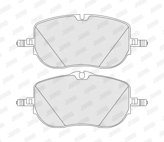 Bremsbelagsatz, Scheibenbremse Vorderachse JURID 574234J Bild Bremsbelagsatz, Scheibenbremse Vorderachse JURID 574234J