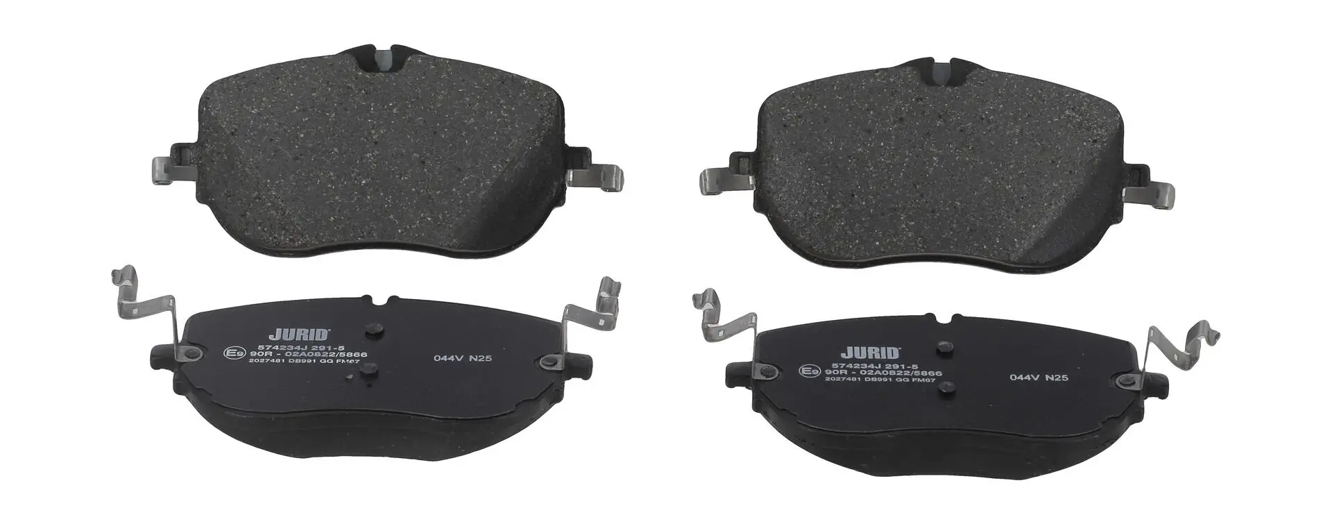 Bremsbelagsatz, Scheibenbremse Vorderachse JURID 574234J