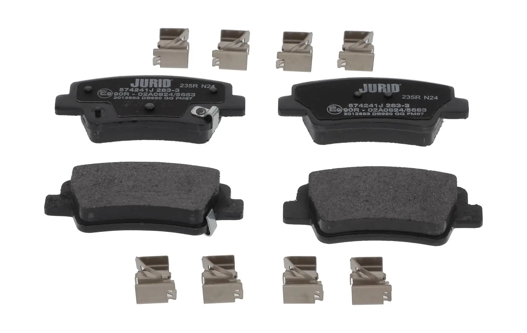 Bremsbelagsatz, Scheibenbremse Hinterachse JURID 574241J