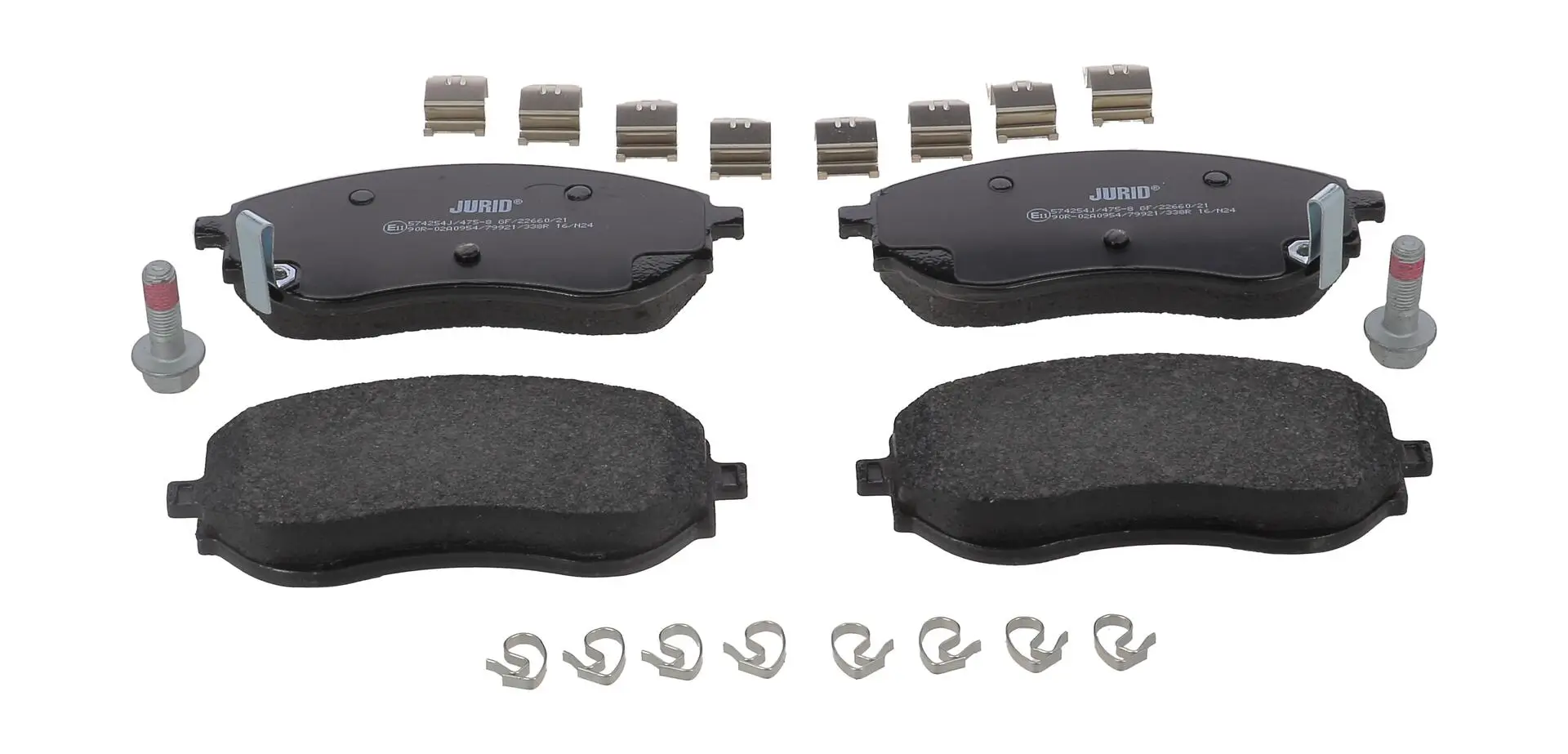 Bremsbelagsatz, Scheibenbremse Vorderachse JURID 574254J