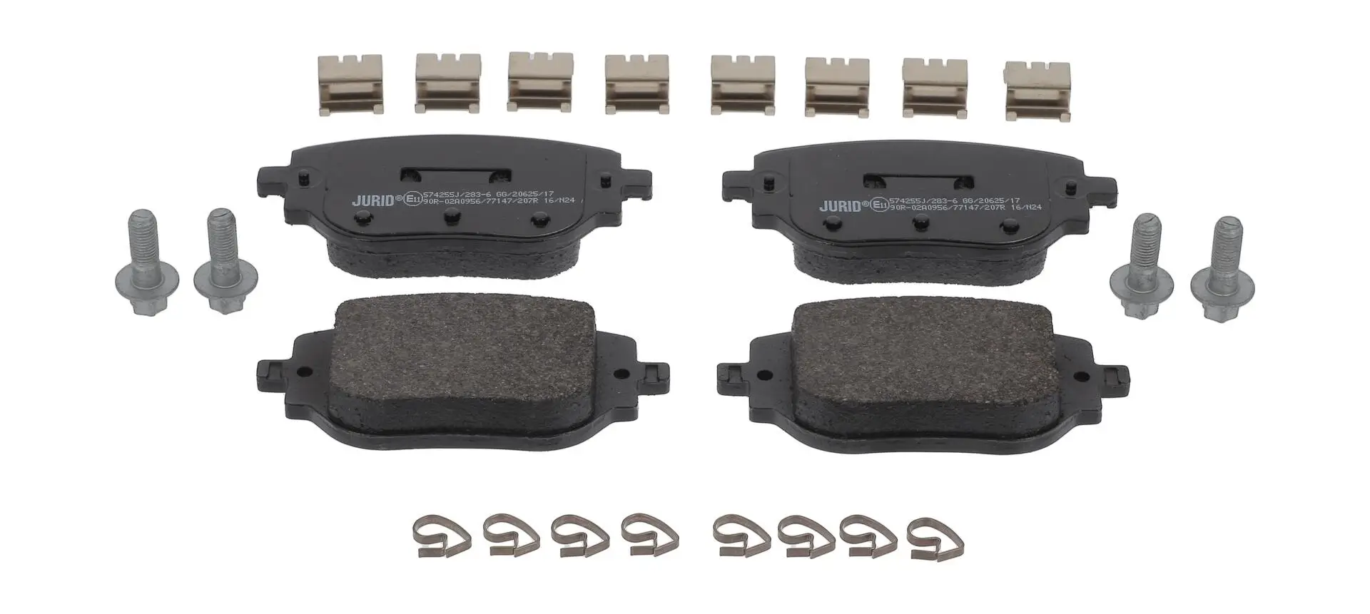 Bremsbelagsatz, Scheibenbremse Hinterachse JURID 574255J