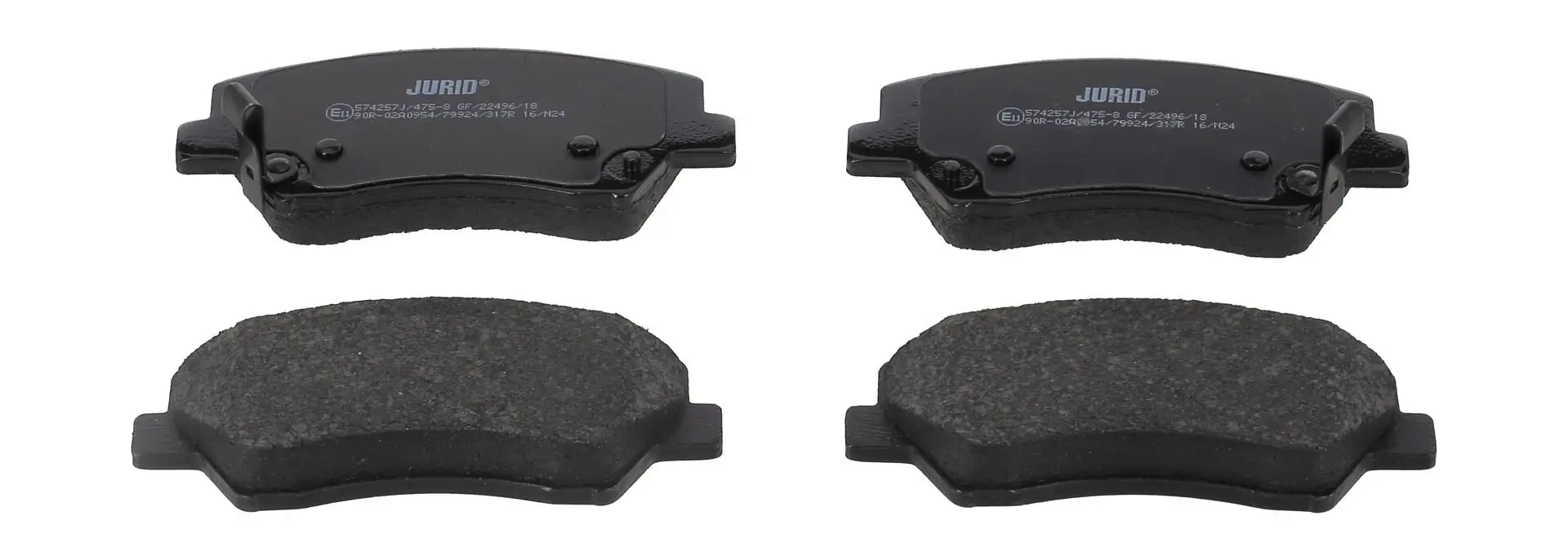 Bremsbelagsatz, Scheibenbremse Vorderachse JURID 574257J