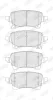 Bremsbelagsatz, Scheibenbremse Hinterachse JURID 574266J Bild Bremsbelagsatz, Scheibenbremse Hinterachse JURID 574266J