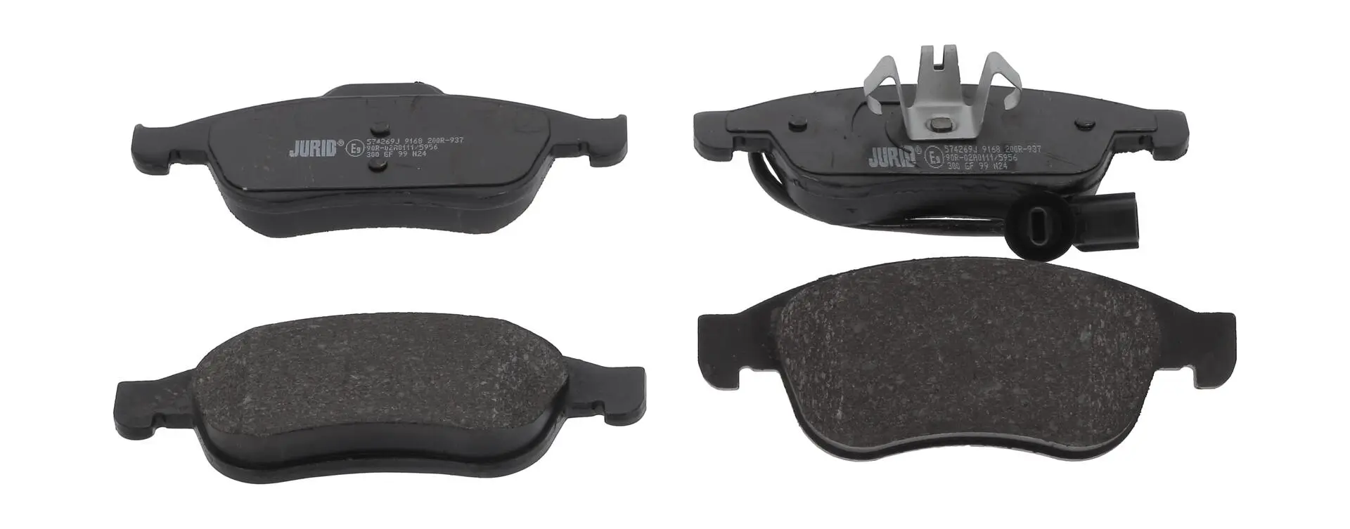 Bremsbelagsatz, Scheibenbremse Vorderachse JURID 574269J