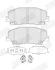 Bremsbelagsatz, Scheibenbremse Vorderachse JURID 574270J