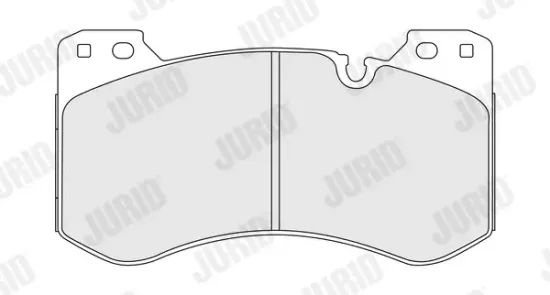 Bremsbelagsatz, Scheibenbremse JURID 574273J Bild Bremsbelagsatz, Scheibenbremse JURID 574273J