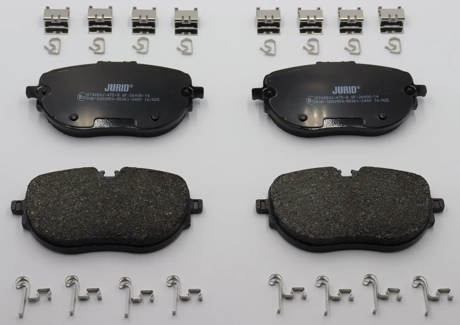 Bremsbelagsatz, Scheibenbremse Vorderachse JURID 574280J