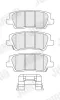 Bremsbelagsatz, Scheibenbremse JURID 574282J
