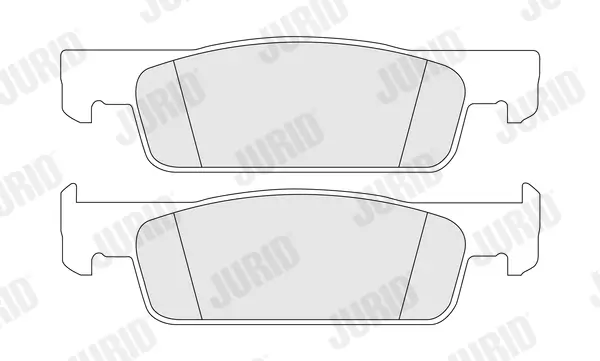 Bremsbelagsatz, Scheibenbremse JURID 574283J