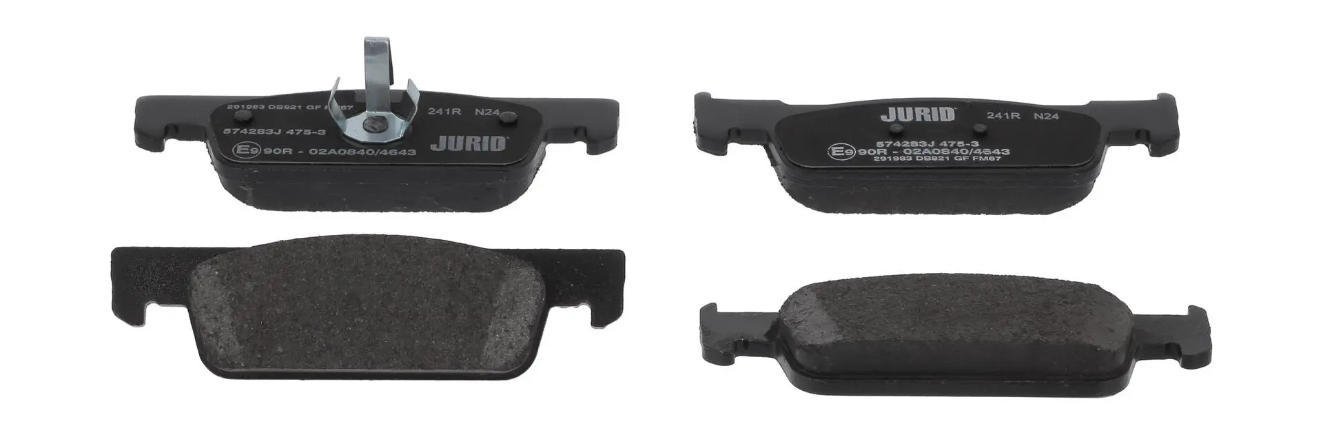 Bremsbelagsatz, Scheibenbremse Vorderachse JURID 574283J