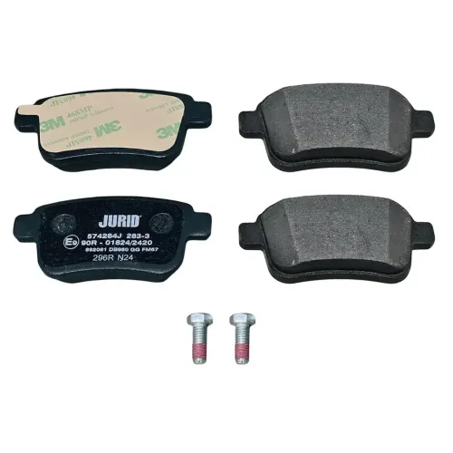 Bremsbelagsatz, Scheibenbremse Hinterachse JURID 574284J Bild Bremsbelagsatz, Scheibenbremse Hinterachse JURID 574284J