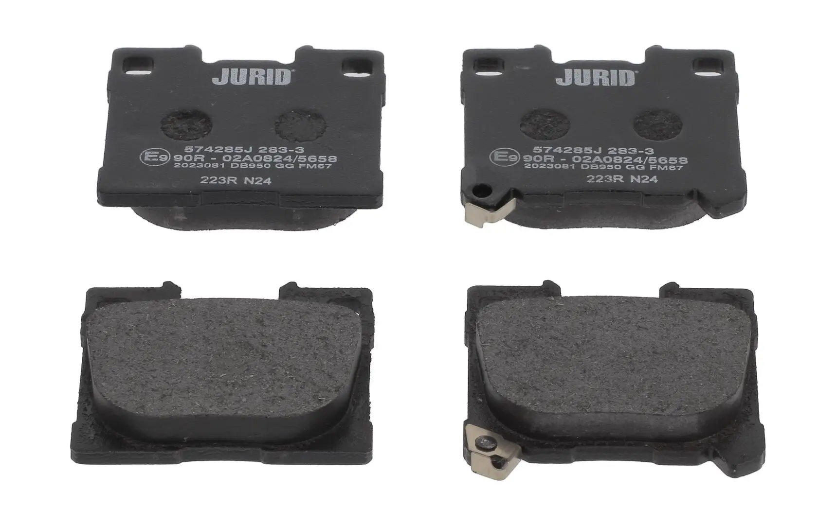 Bremsbelagsatz, Scheibenbremse Hinterachse JURID 574285J