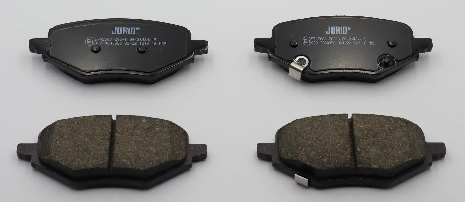 Bremsbelagsatz, Scheibenbremse Hinterachse JURID 574288J