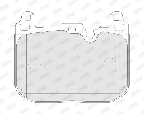 Bremsbelagsatz, Scheibenbremse JURID 574299J Bild Bremsbelagsatz, Scheibenbremse JURID 574299J
