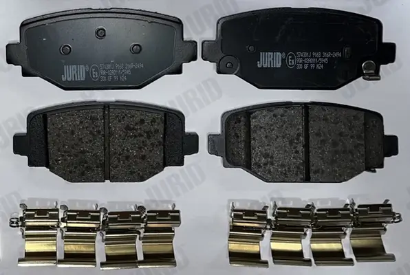Bremsbelagsatz, Scheibenbremse Hinterachse JURID 574301J