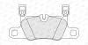 Bremsbelagsatz, Scheibenbremse Hinterachse JURID 574336J Bild Bremsbelagsatz, Scheibenbremse Hinterachse JURID 574336J