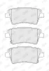 Bremsbelagsatz, Scheibenbremse Hinterachse JURID 574337J Bild Bremsbelagsatz, Scheibenbremse Hinterachse JURID 574337J