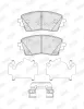 Bremsbelagsatz, Scheibenbremse Vorderachse JURID 574351J