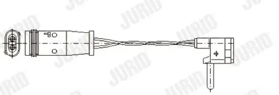 Warnkontakt, Bremsbelagverschleiß JURID 581383 Bild Warnkontakt, Bremsbelagverschleiß JURID 581383