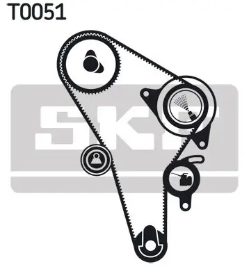Zahnriemensatz SKF VKMA 01010 Bild Zahnriemensatz SKF VKMA 01010