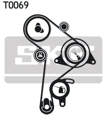 Zahnriemensatz SKF VKMA 01011 Bild Zahnriemensatz SKF VKMA 01011