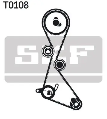 Zahnriemensatz SKF VKMA 06103 Bild Zahnriemensatz SKF VKMA 06103
