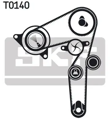 Zahnriemensatz SKF VKMA 05194 Bild Zahnriemensatz SKF VKMA 05194