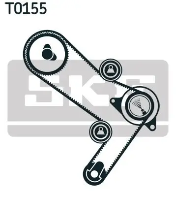 Zahnriemensatz SKF VKMA 02386 Bild Zahnriemensatz SKF VKMA 02386