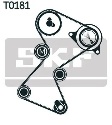 Zahnriemensatz SKF VKMA 06117 Bild Zahnriemensatz SKF VKMA 06117
