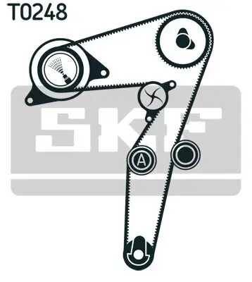 Zahnriemensatz SKF VKMA 02195 Bild Zahnriemensatz SKF VKMA 02195