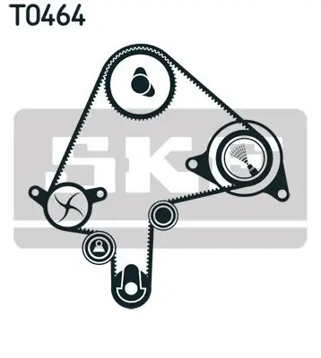 Zahnriemensatz SKF VKMA 94611 Bild Zahnriemensatz SKF VKMA 94611