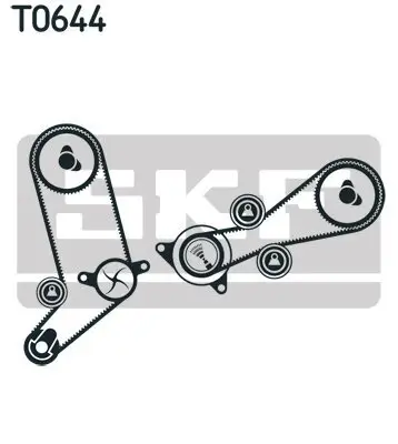 Zahnriemensatz SKF VKMA 01270 Bild Zahnriemensatz SKF VKMA 01270