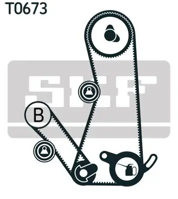Zahnriemensatz SKF VKMA 95642 Bild Zahnriemensatz SKF VKMA 95642