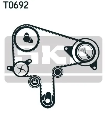 Zahnriemensatz SKF VKMA 94919 Bild Zahnriemensatz SKF VKMA 94919