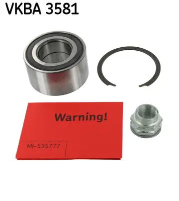 Radlagersatz Vorderachse SKF VKBA 3581