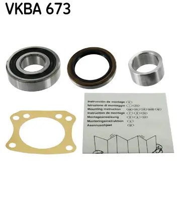 Radlagersatz Hinterachse SKF VKBA 673