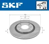 Bremsscheibe Vorderachse SKF VKBD 80094 V2 Bild Bremsscheibe Vorderachse SKF VKBD 80094 V2