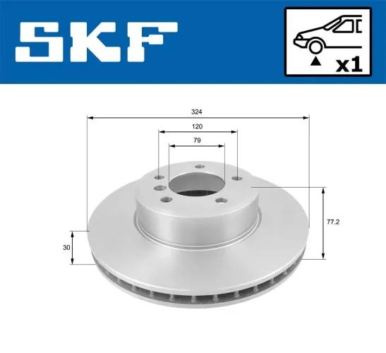 Bremsscheibe SKF VKBD 80138 V1 Bild Bremsscheibe SKF VKBD 80138 V1