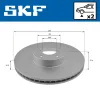 Bremsscheibe SKF VKBD 80153 V2 Bild Bremsscheibe SKF VKBD 80153 V2