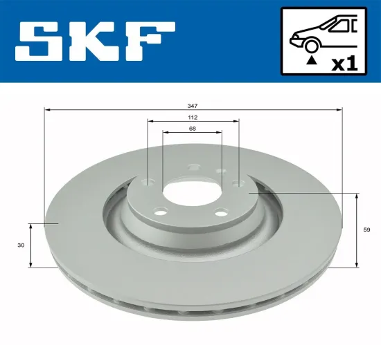 Bremsscheibe SKF VKBD 80274 V1 Bild Bremsscheibe SKF VKBD 80274 V1